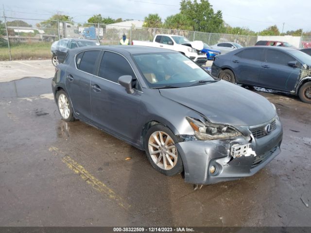 LEXUS CT 200H 2012 jthkd5bh9c2068897