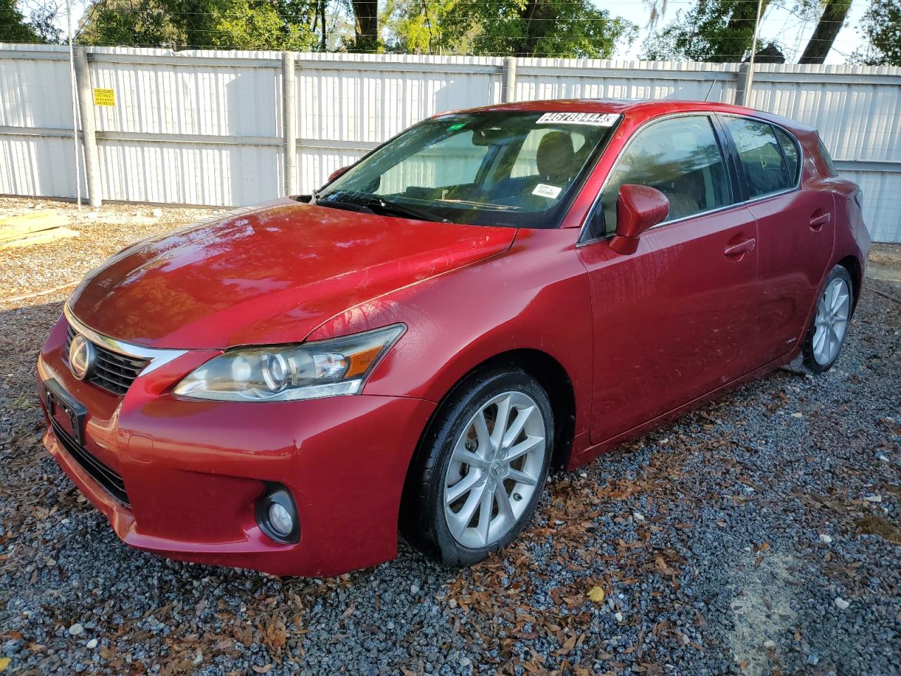 LEXUS CT 2012 jthkd5bh9c2078538