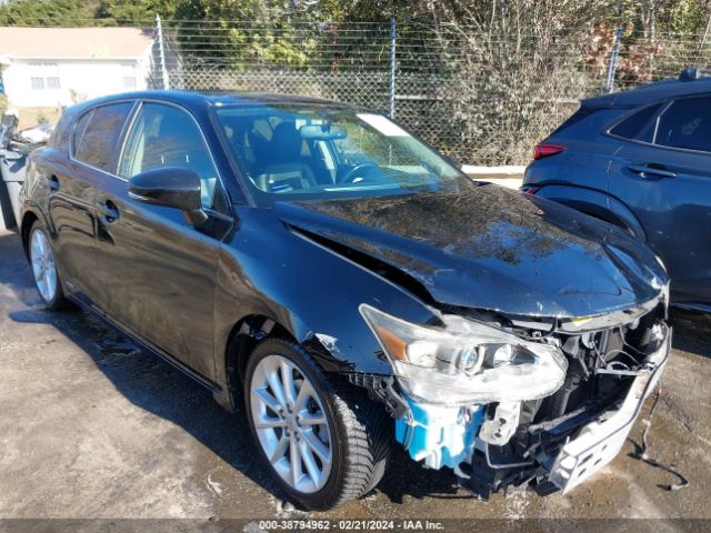 LEXUS CT 200H 2012 jthkd5bh9c2079494