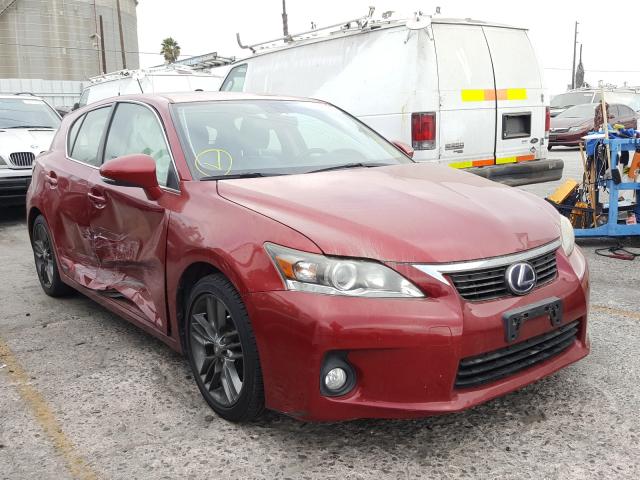 LEXUS CT 200 2012 jthkd5bh9c2086140