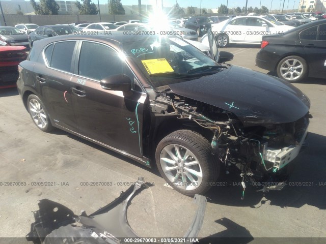 LEXUS CT 200H 2012 jthkd5bh9c2112526