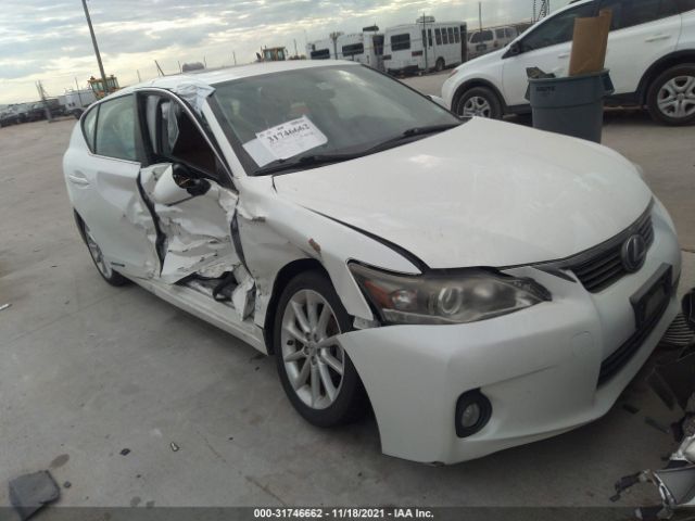 LEXUS CT 200H 2012 jthkd5bh9c2121839