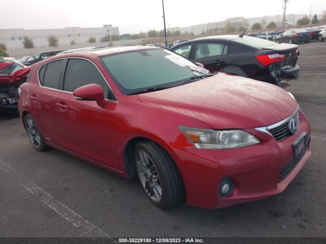 LEXUS CT 200H 2013 jthkd5bh9d2124161