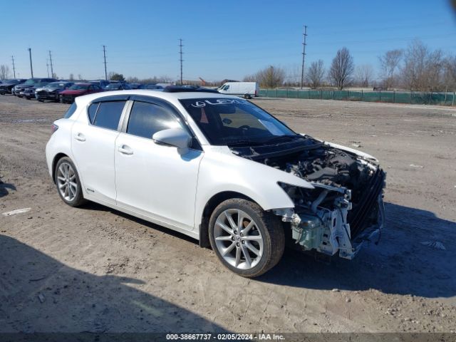 LEXUS CT 200H 2013 jthkd5bh9d2125780