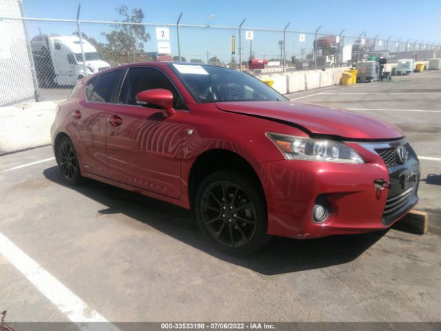 LEXUS CT 200H 2013 jthkd5bh9d2134561