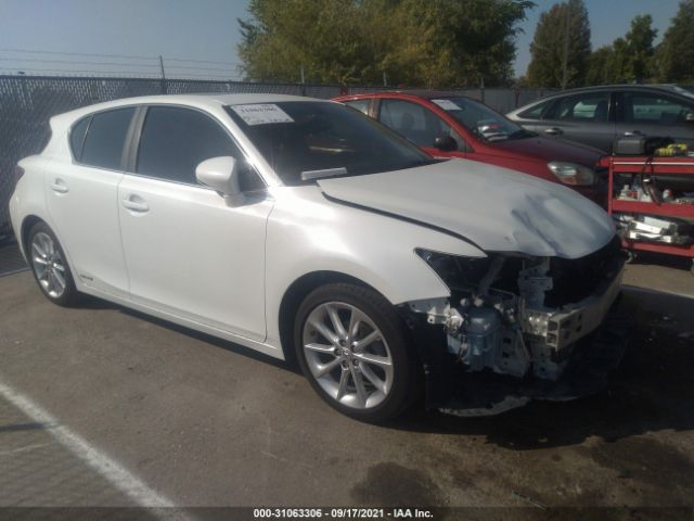 LEXUS CT 200H 2012 jthkd5bhxc2069508