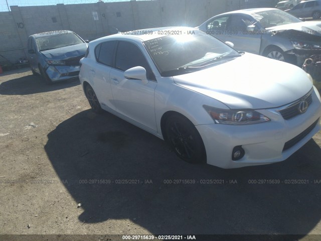 LEXUS CT 200H 2012 jthkd5bhxc2074451