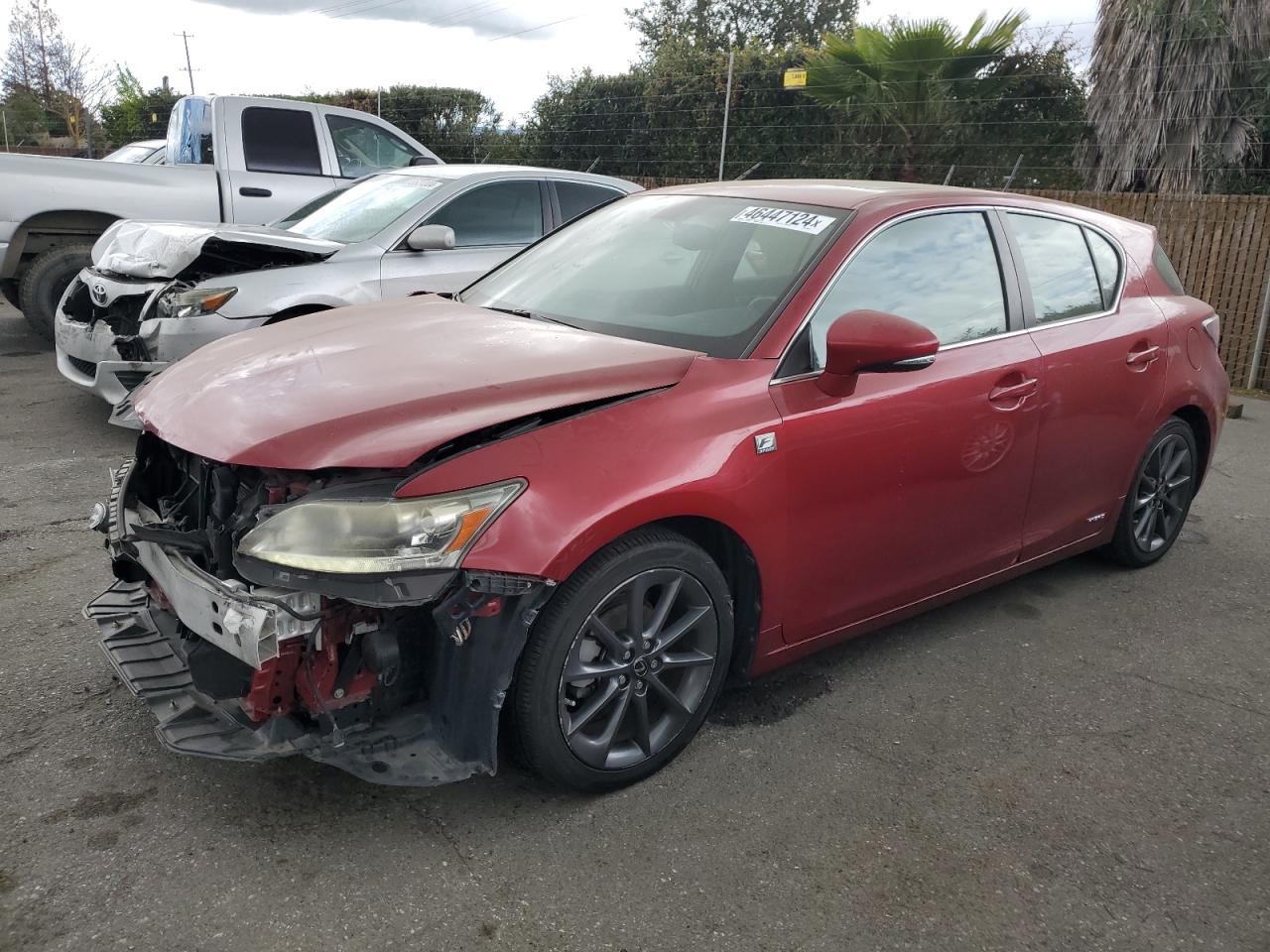 LEXUS CT 2012 jthkd5bhxc2080461