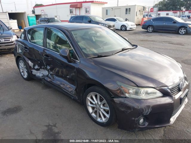 LEXUS CT 200H 2012 jthkd5bhxc2111921