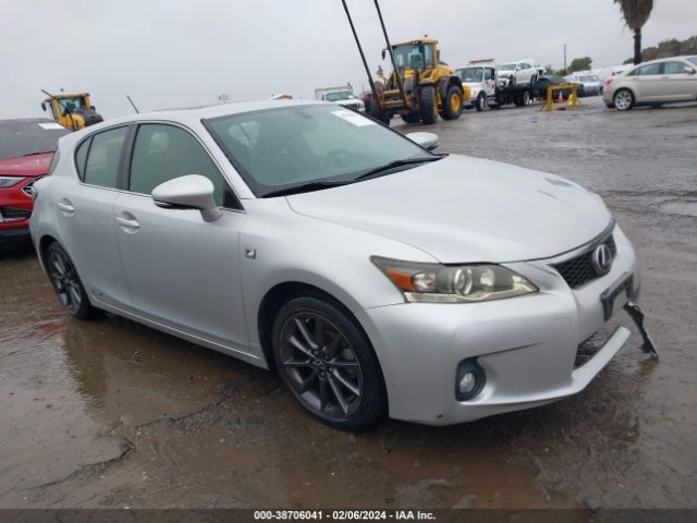 LEXUS CT 200H 2013 jthkd5bhxd2135461