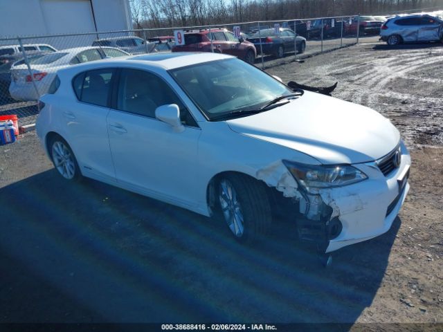 LEXUS CT 200H 2013 jthkd5bhxd2135816