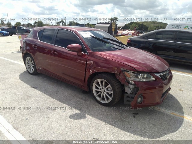 LEXUS CT 200H 2013 jthkd5bhxd2159498