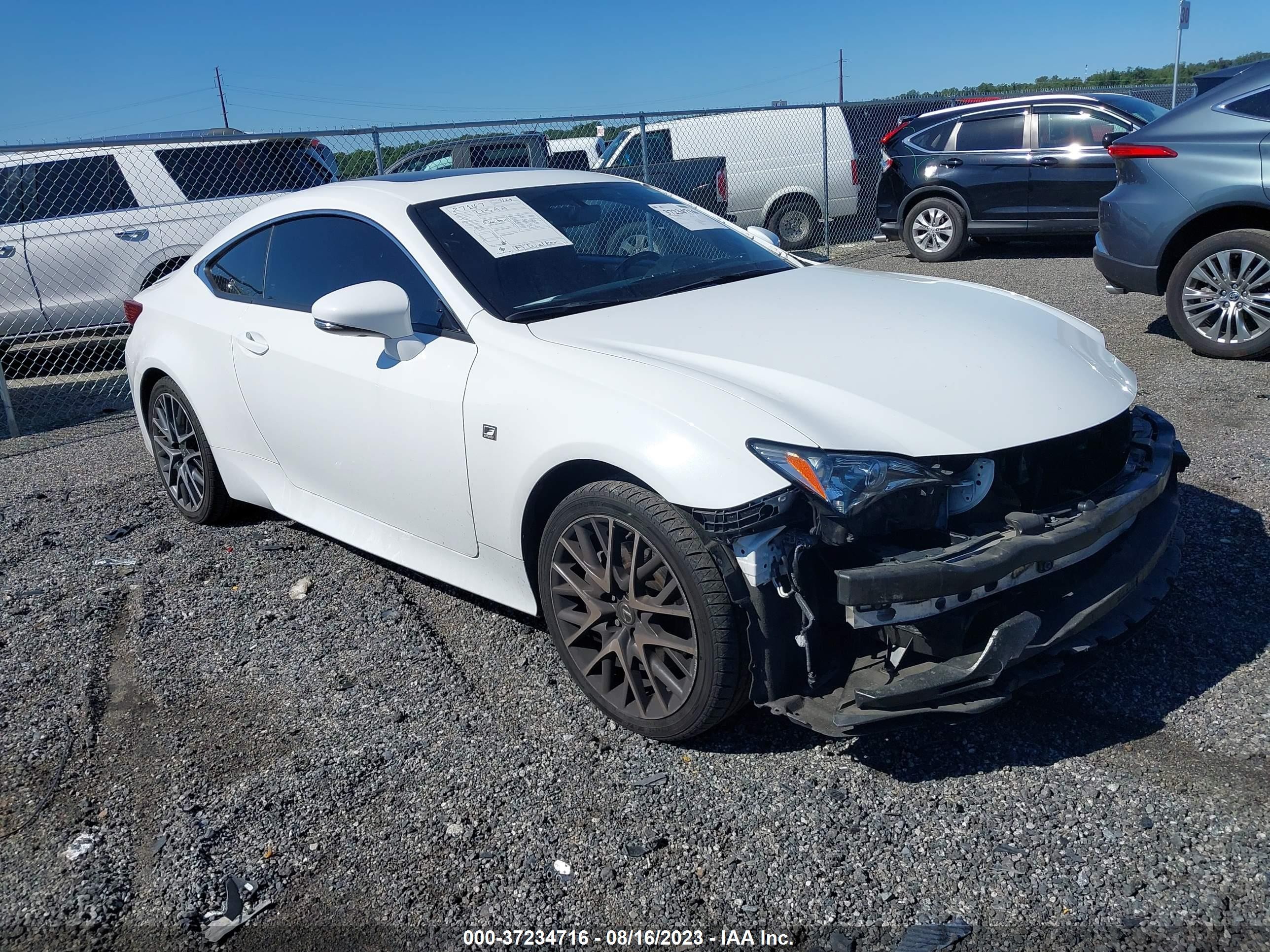 LEXUS RC 2015 jthse5bcxf5005568