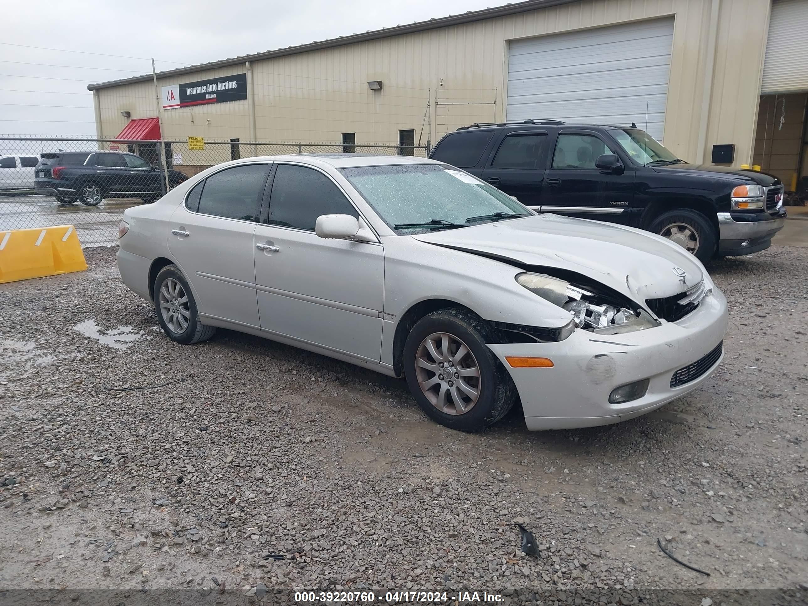 LEXUS ES 2002 jthvf30g220029684