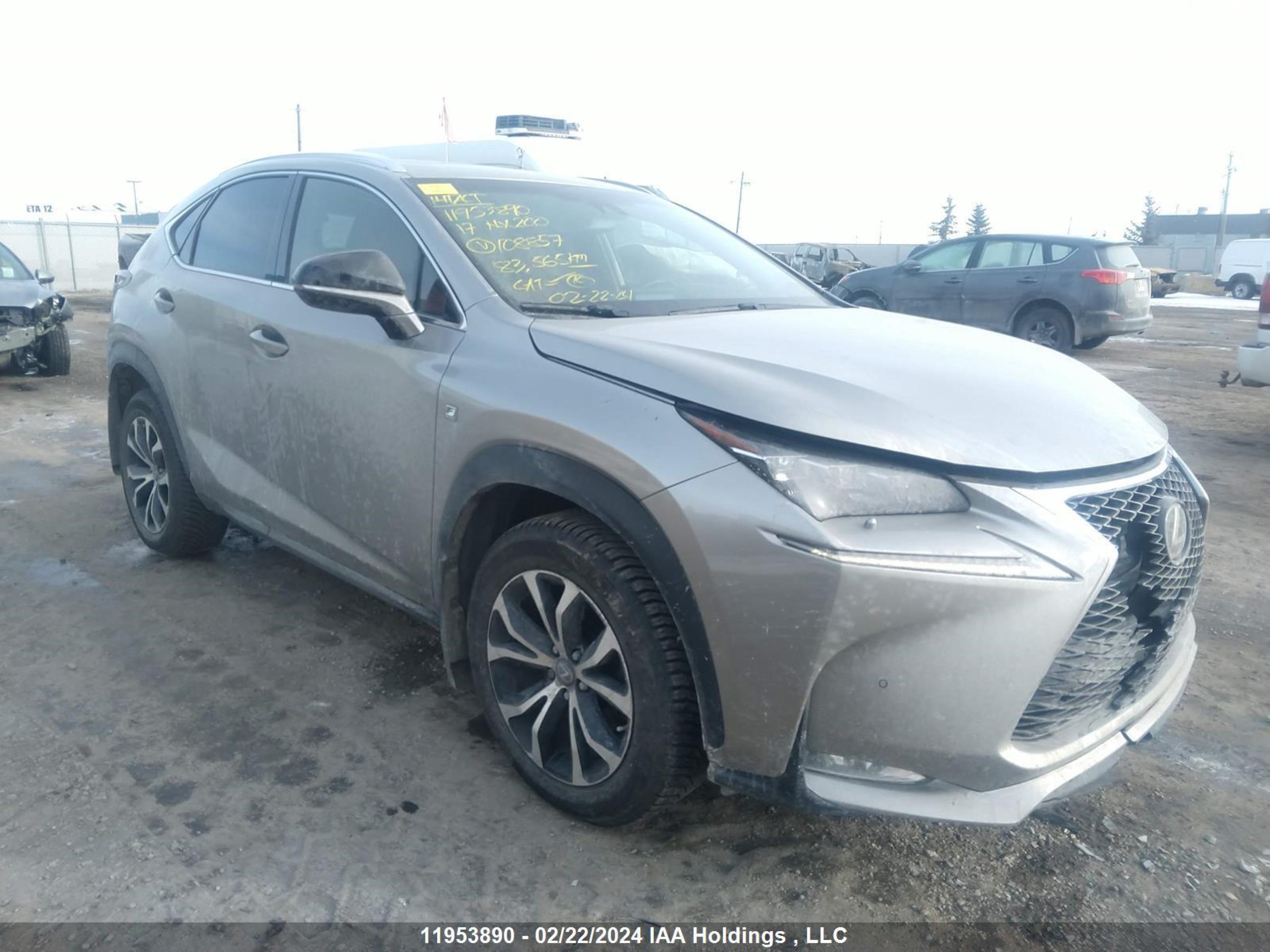 LEXUS NX 2017 jtjbarbz3h2108857