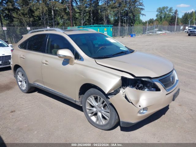 LEXUS RX 450H 2010 jtjbc1ba4a2016278