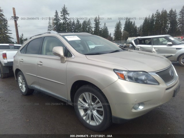 LEXUS RX 450H 2011 jtjbc1ba4b2419565