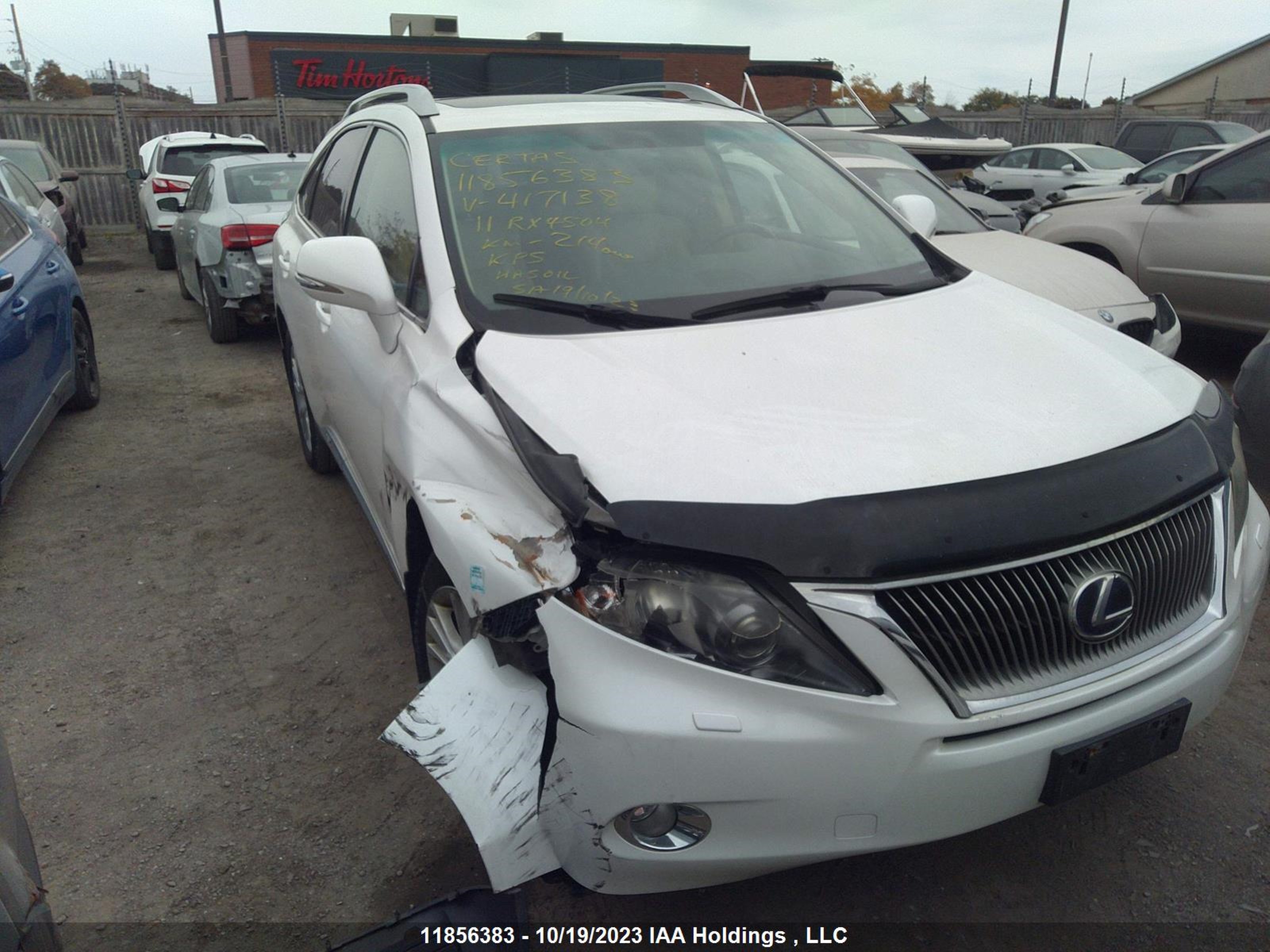 LEXUS RX 2011 jtjbc1ba8b2417138