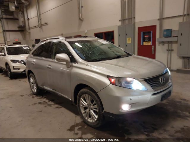 LEXUS RX 450H 2010 jtjbc1baxa2012199