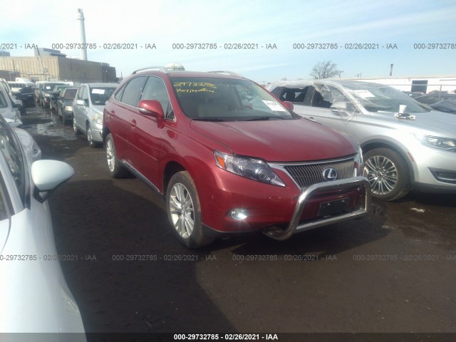 LEXUS RX 450H 2011 jtjbc1baxb2039971