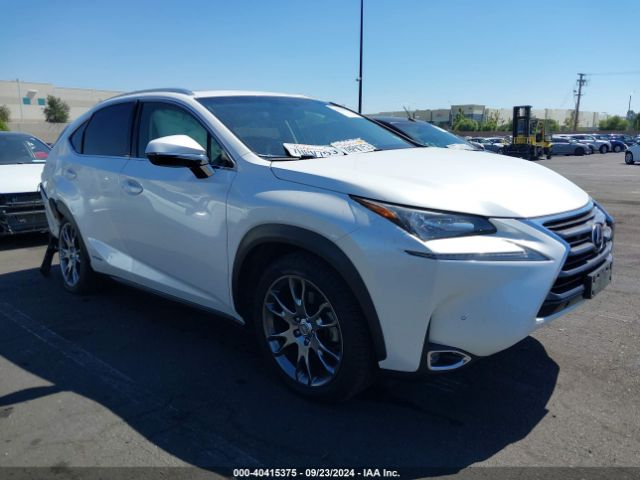 LEXUS NX 2016 jtjbjrbz0g2048308