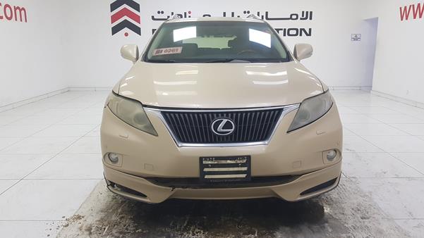 LEXUS RX 350 2010 jtjbk11a9a2427969