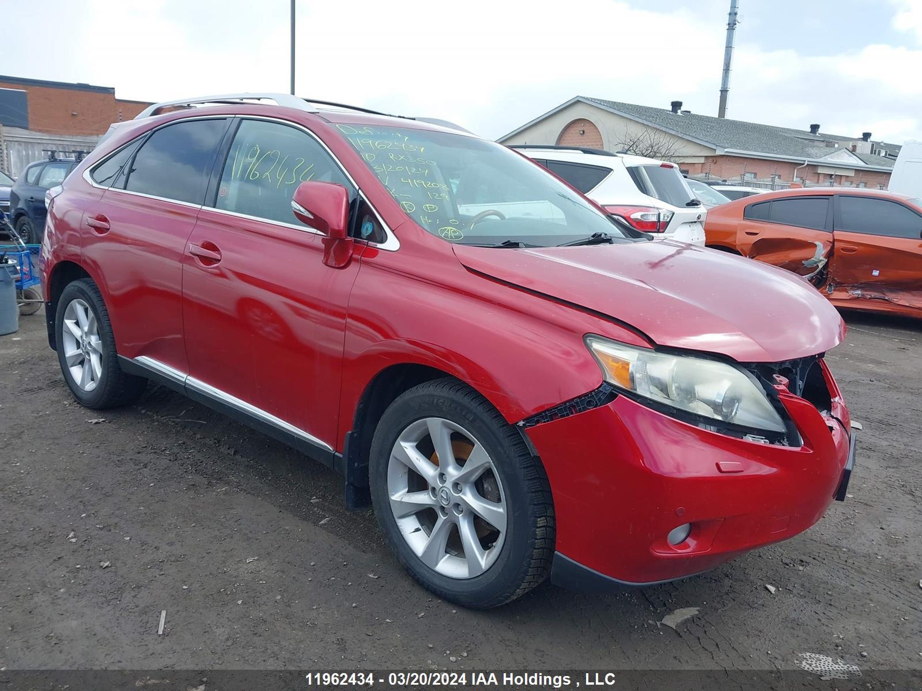 LEXUS RX 2010 jtjbk1ba0a2419208