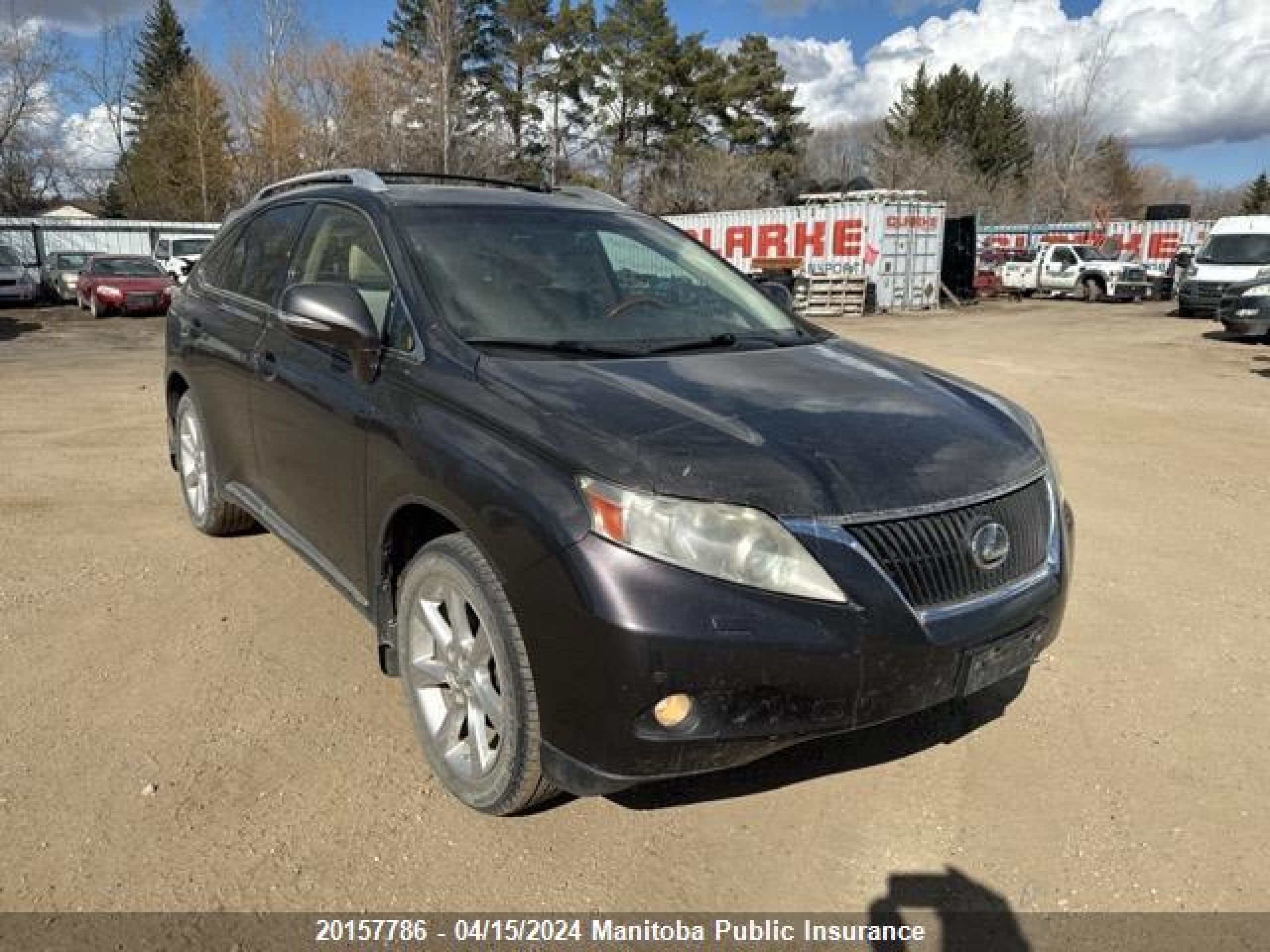 LEXUS RX 2010 jtjbk1ba1a2001871