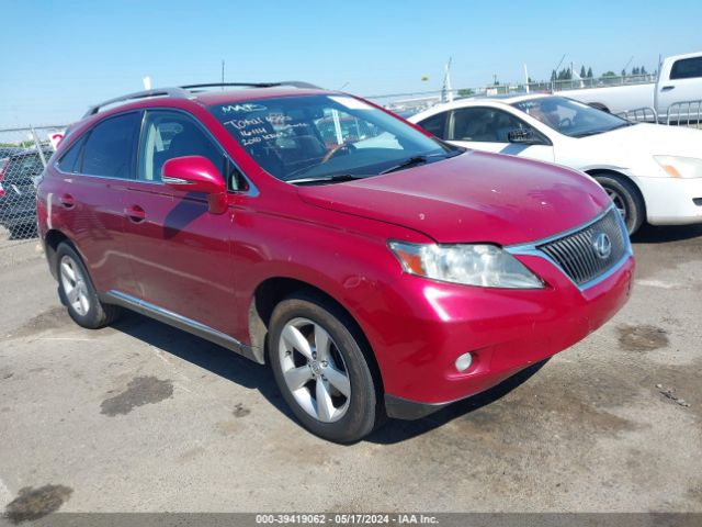 LEXUS RX 350 2010 jtjbk1ba5a2417115