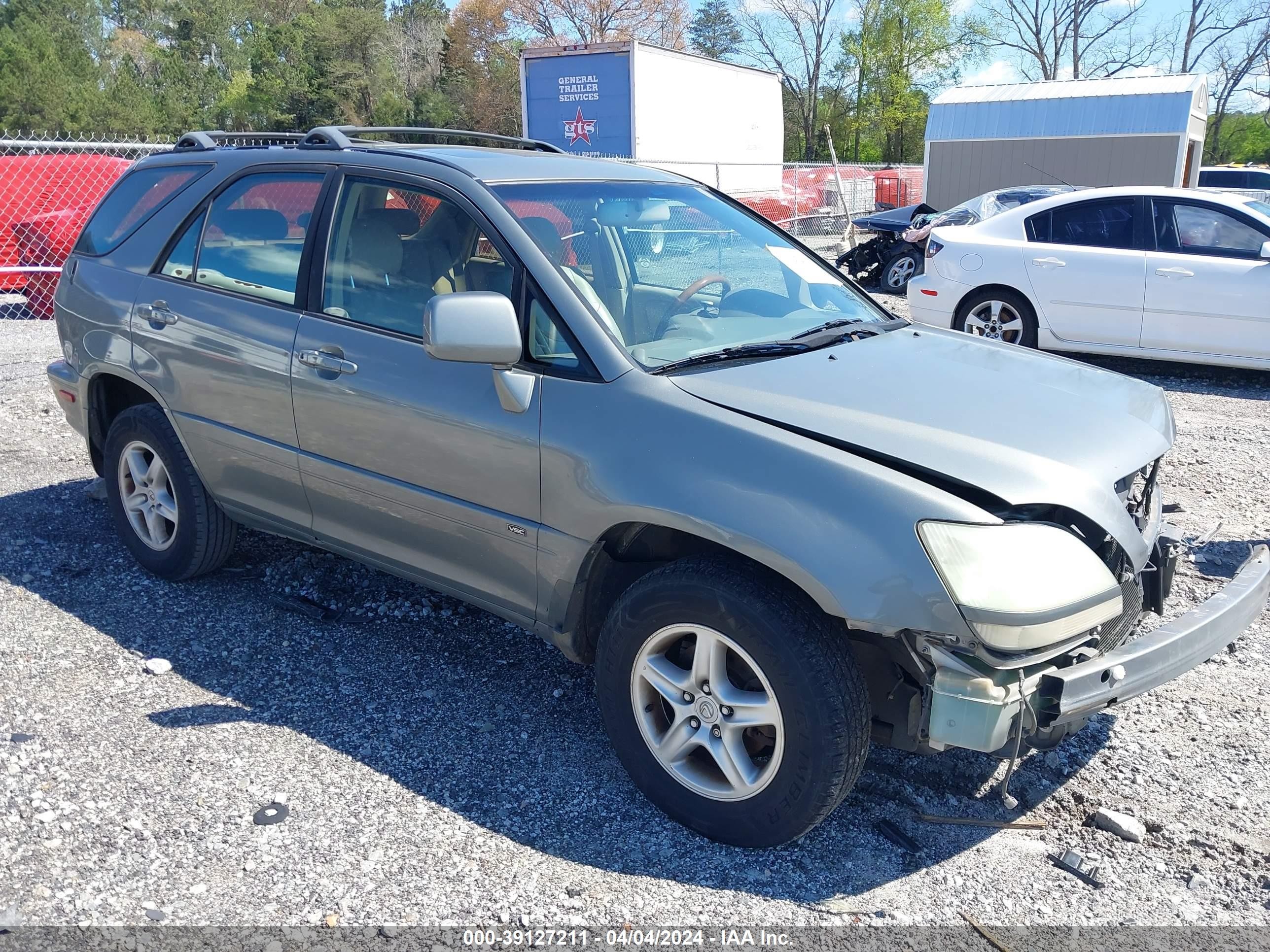 LEXUS RX 2002 jtjgf10u320141389