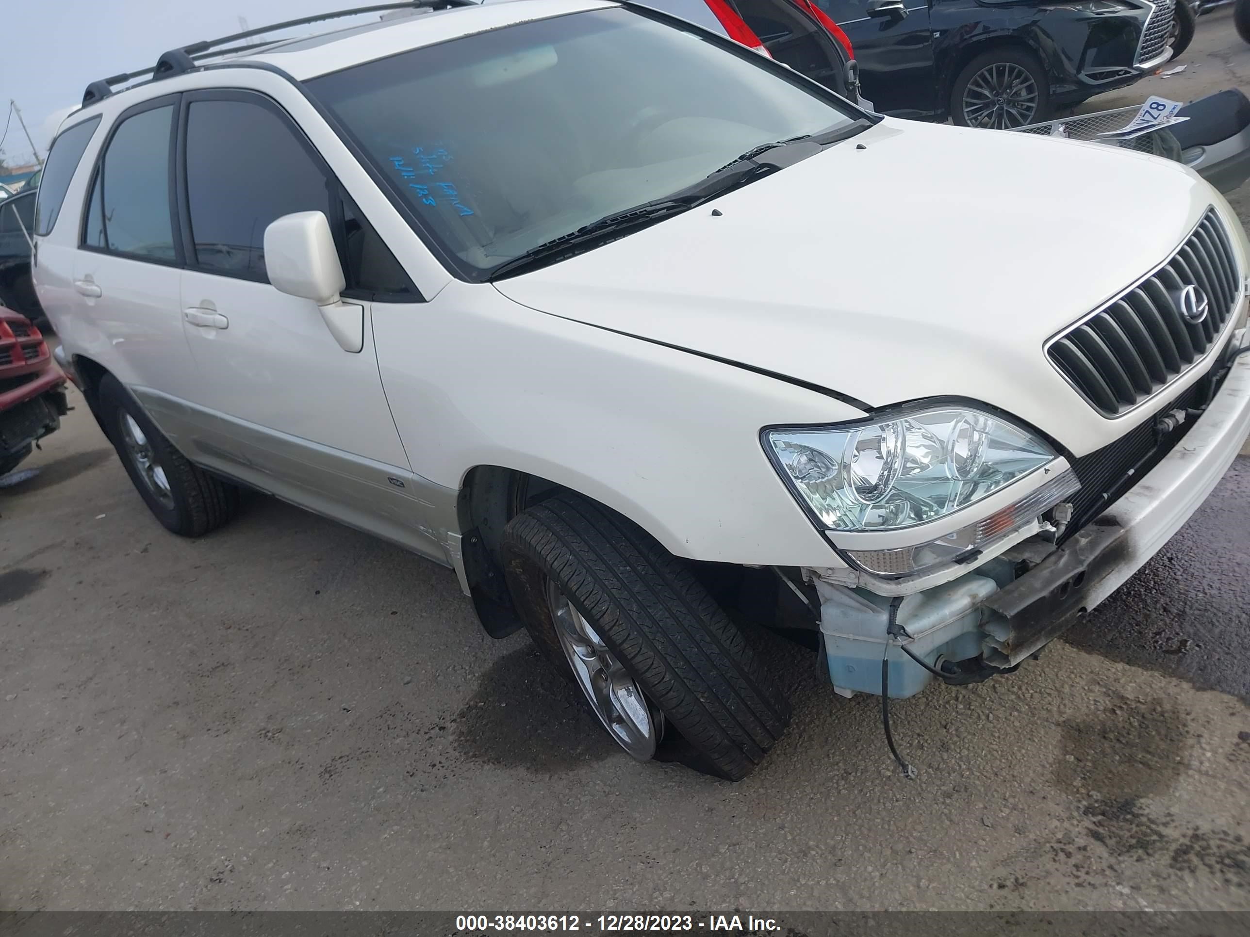 LEXUS RX 2003 jtjgf10u330156900