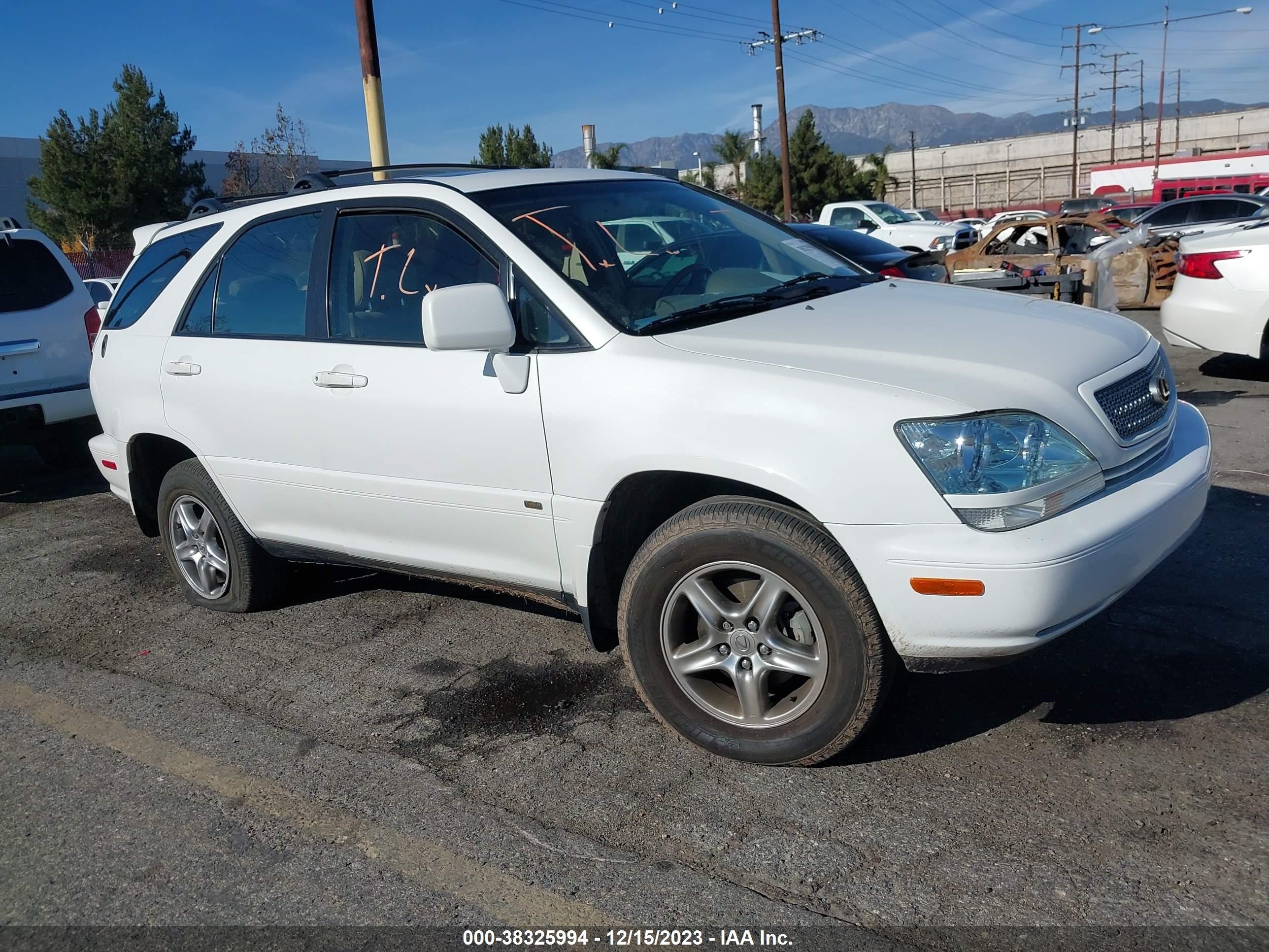 LEXUS RX 2002 jtjgf10u420143944