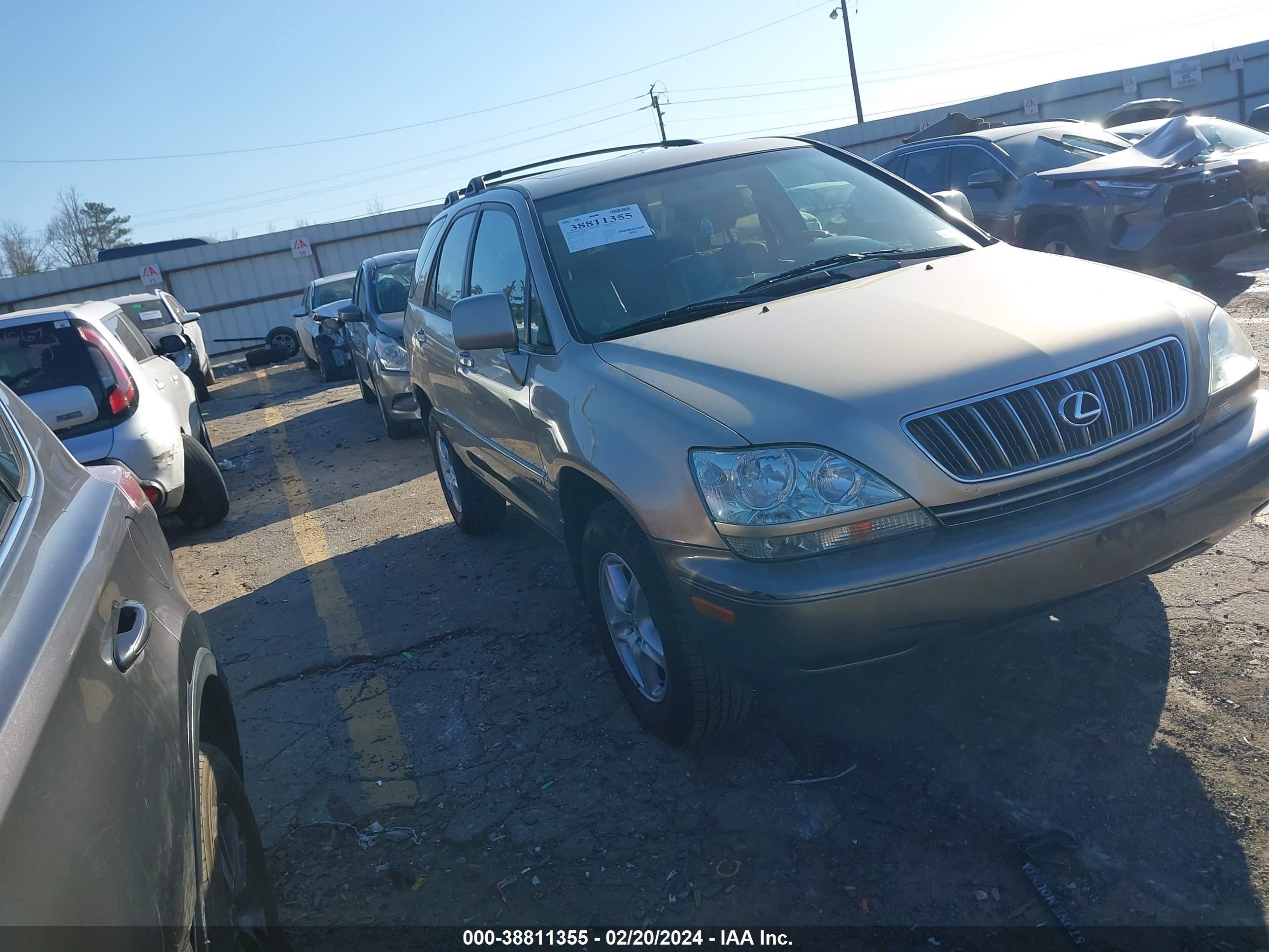 LEXUS RX 2002 jtjgf10u420147539