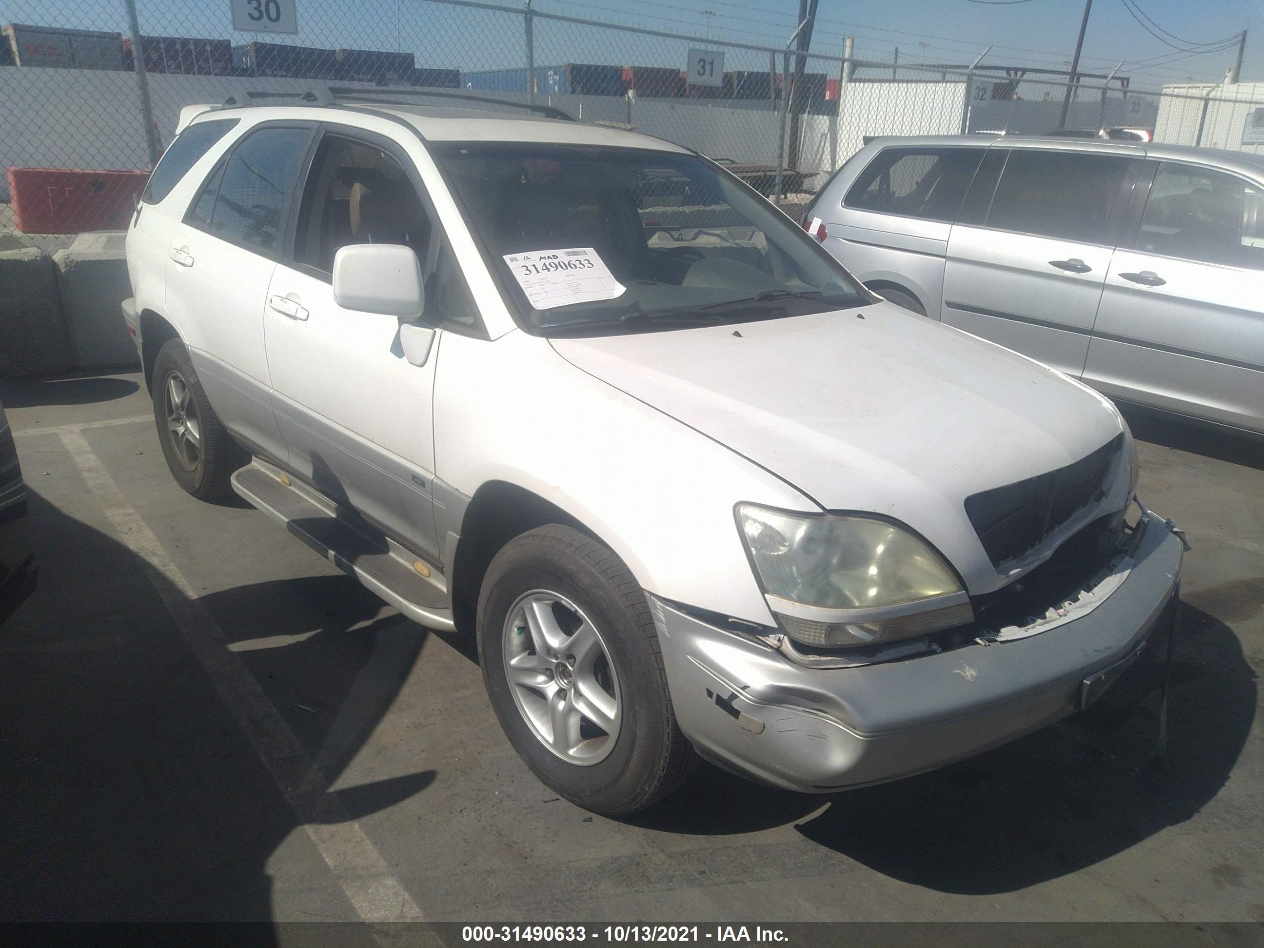 LEXUS RX 2002 jtjgf10u720133182