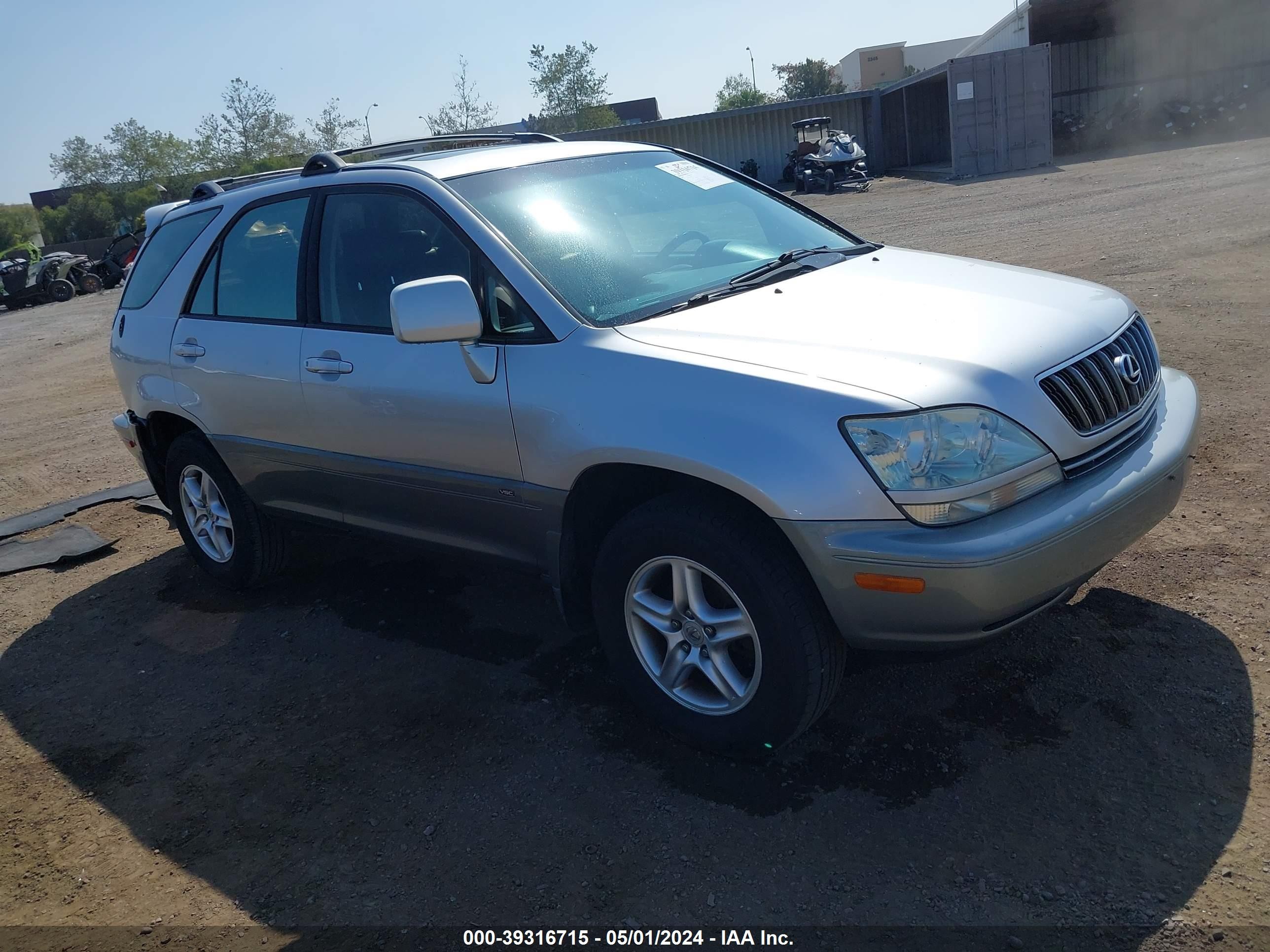 LEXUS RX 2001 jtjgf10u910118259