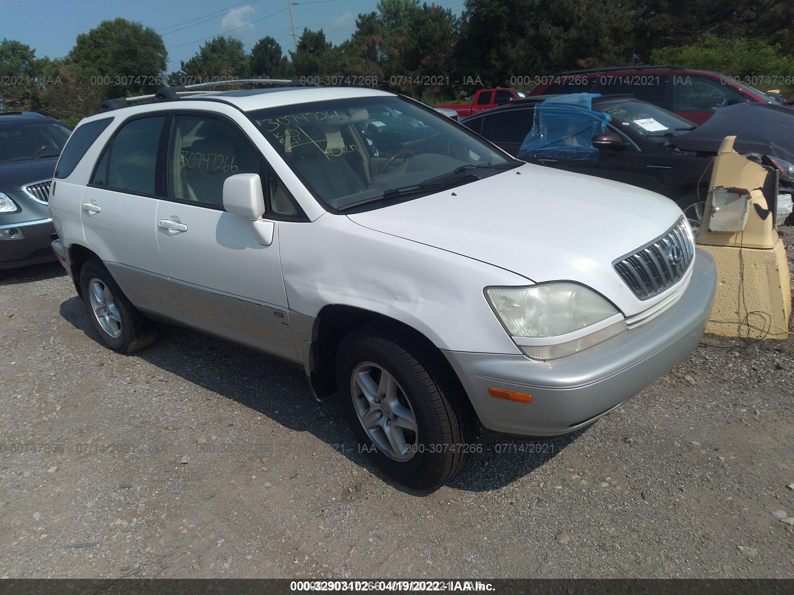 LEXUS RX 2001 jtjgf10ux10103026