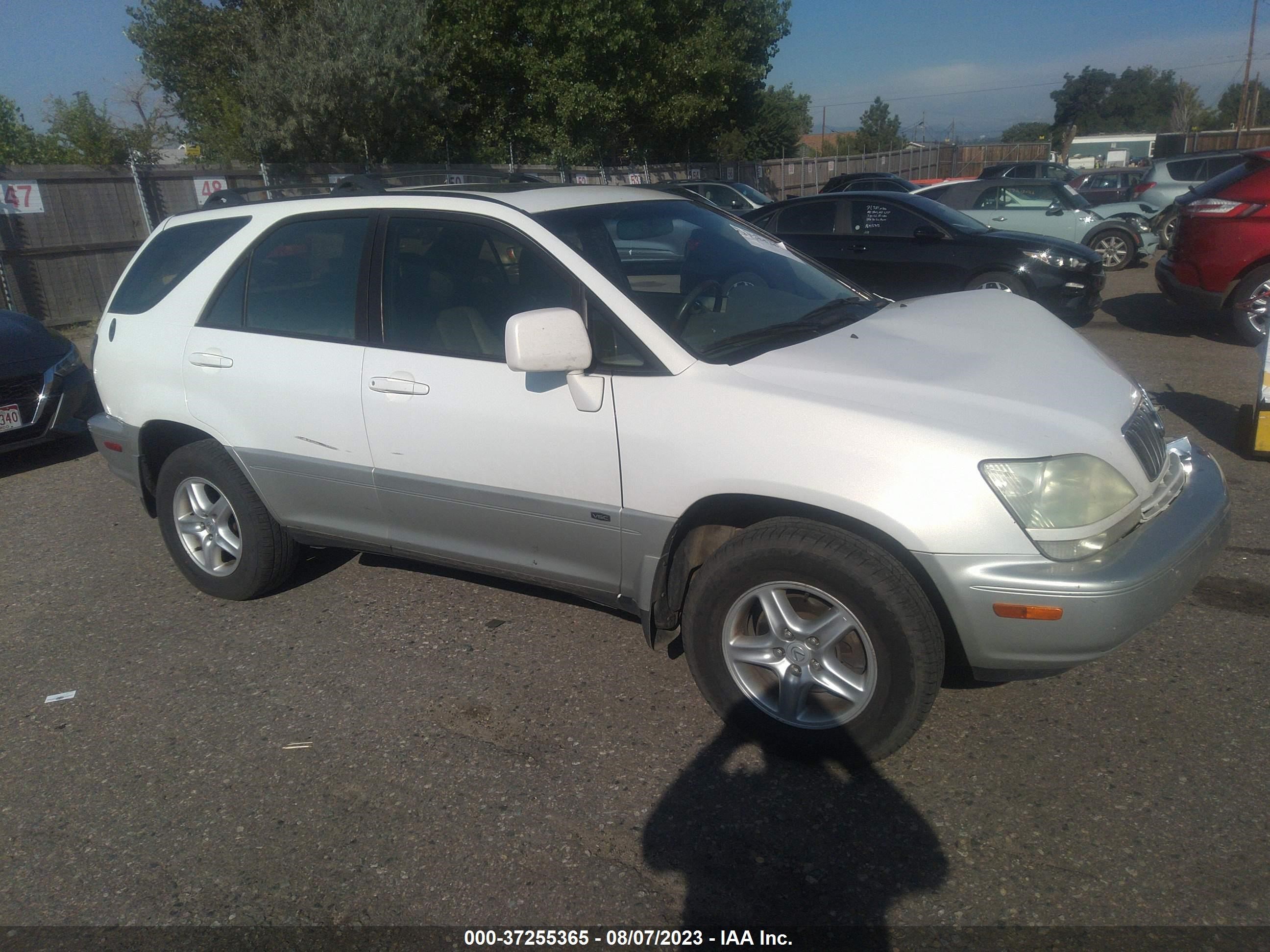 LEXUS RX 2002 jtjgf10ux20125870