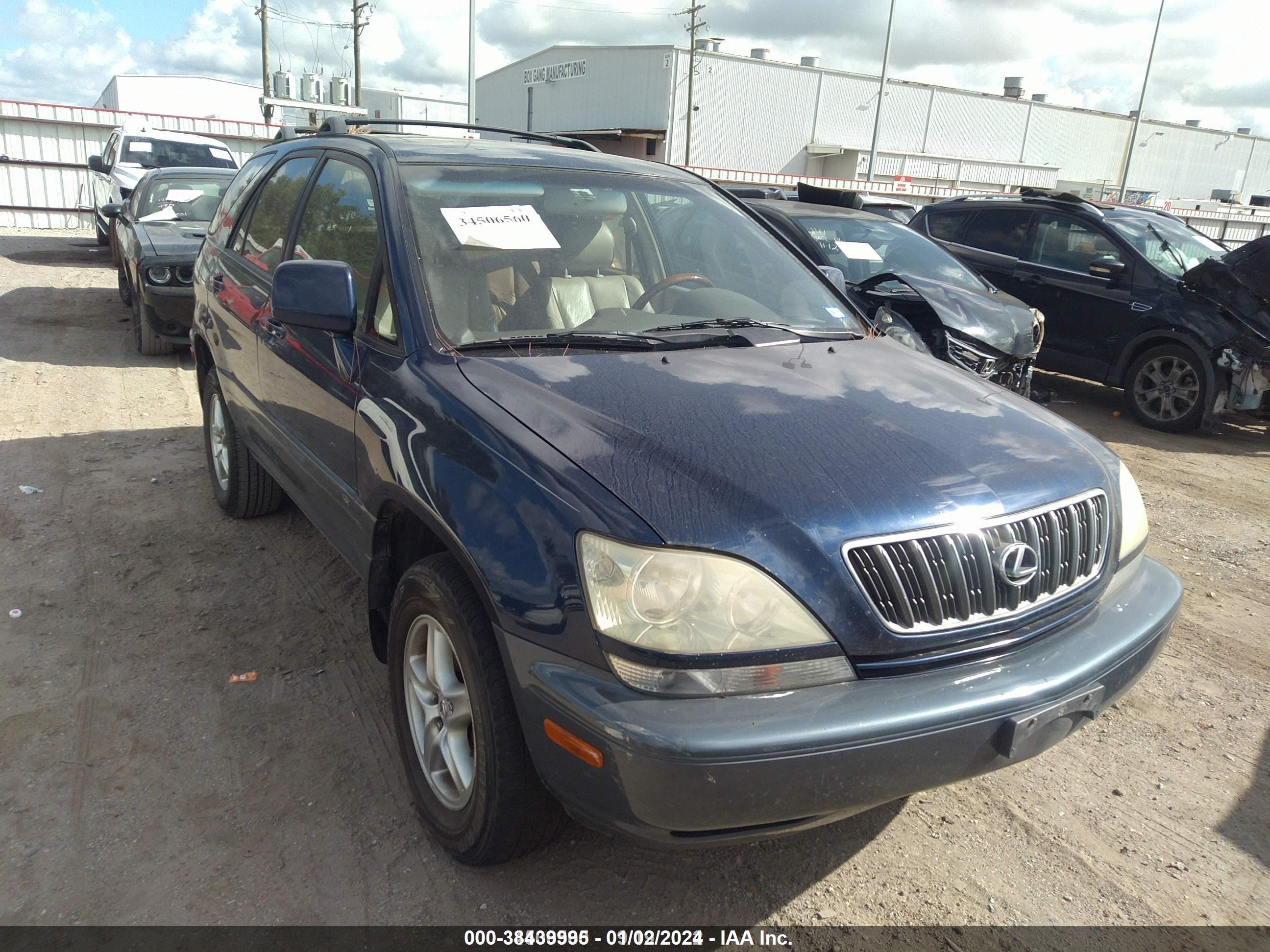 LEXUS RX 2002 jtjgf10ux20142765