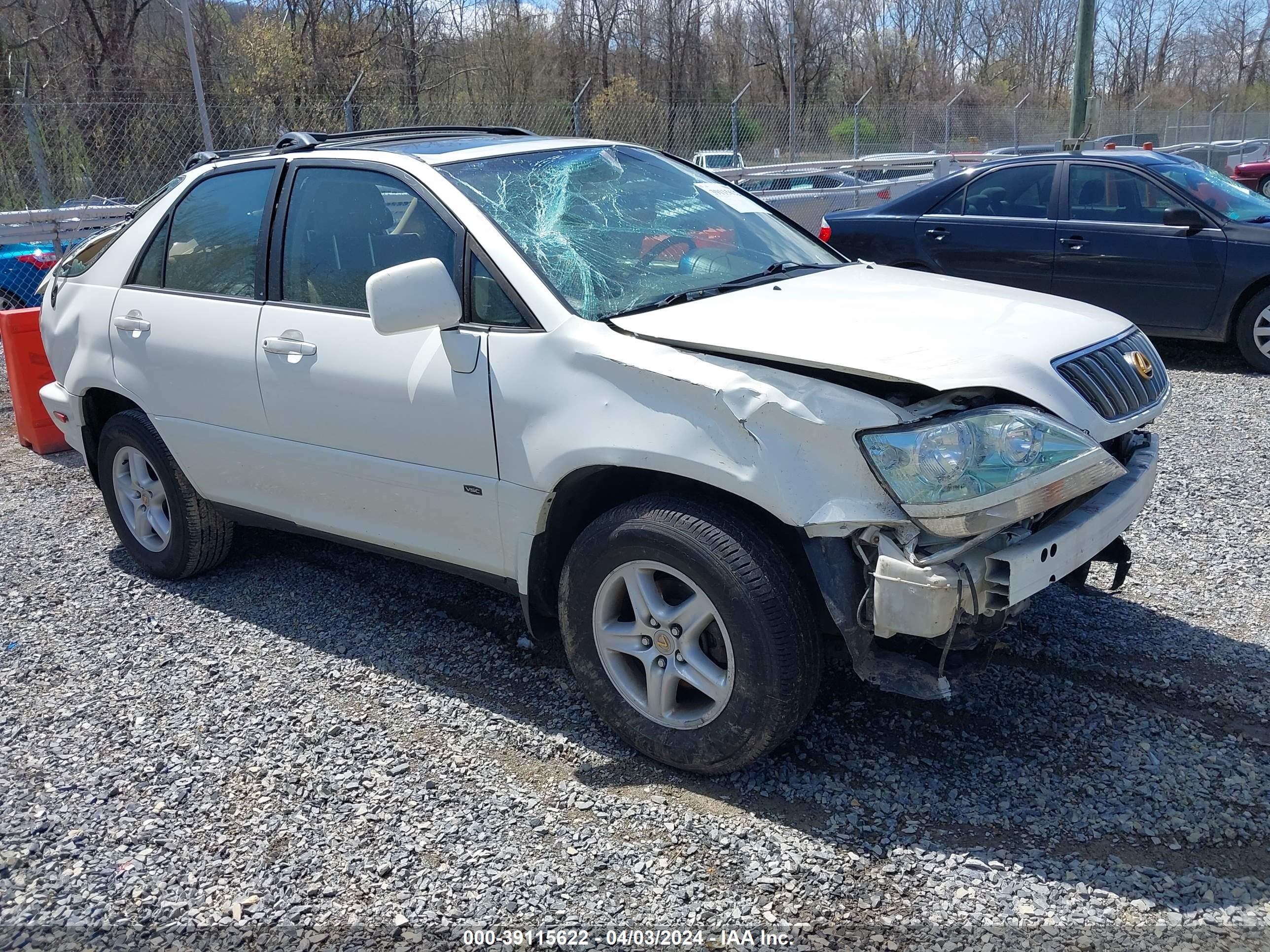 LEXUS RX 2003 jtjgf10ux30162080