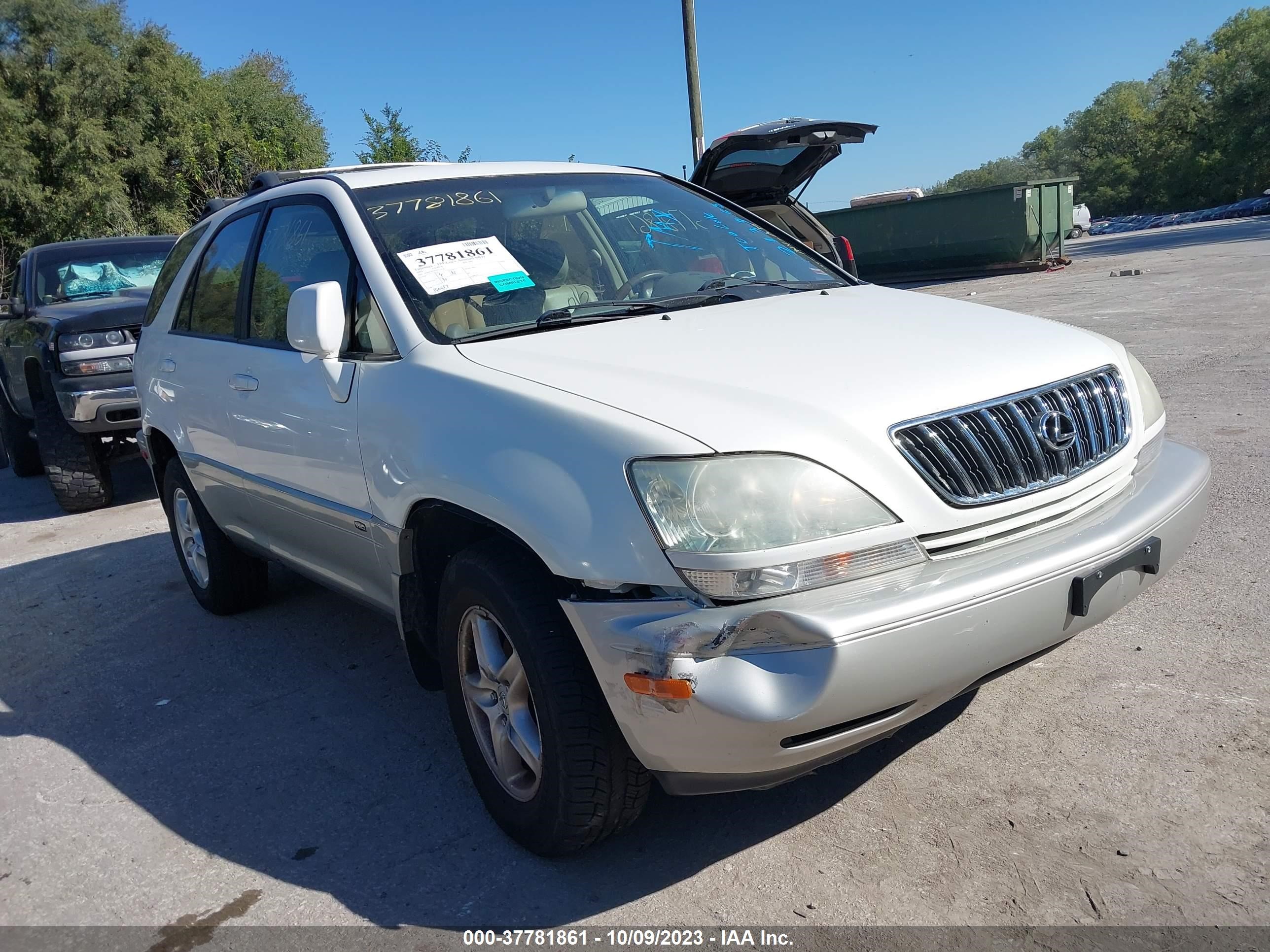 LEXUS RX 2001 jtjhf10u010213958