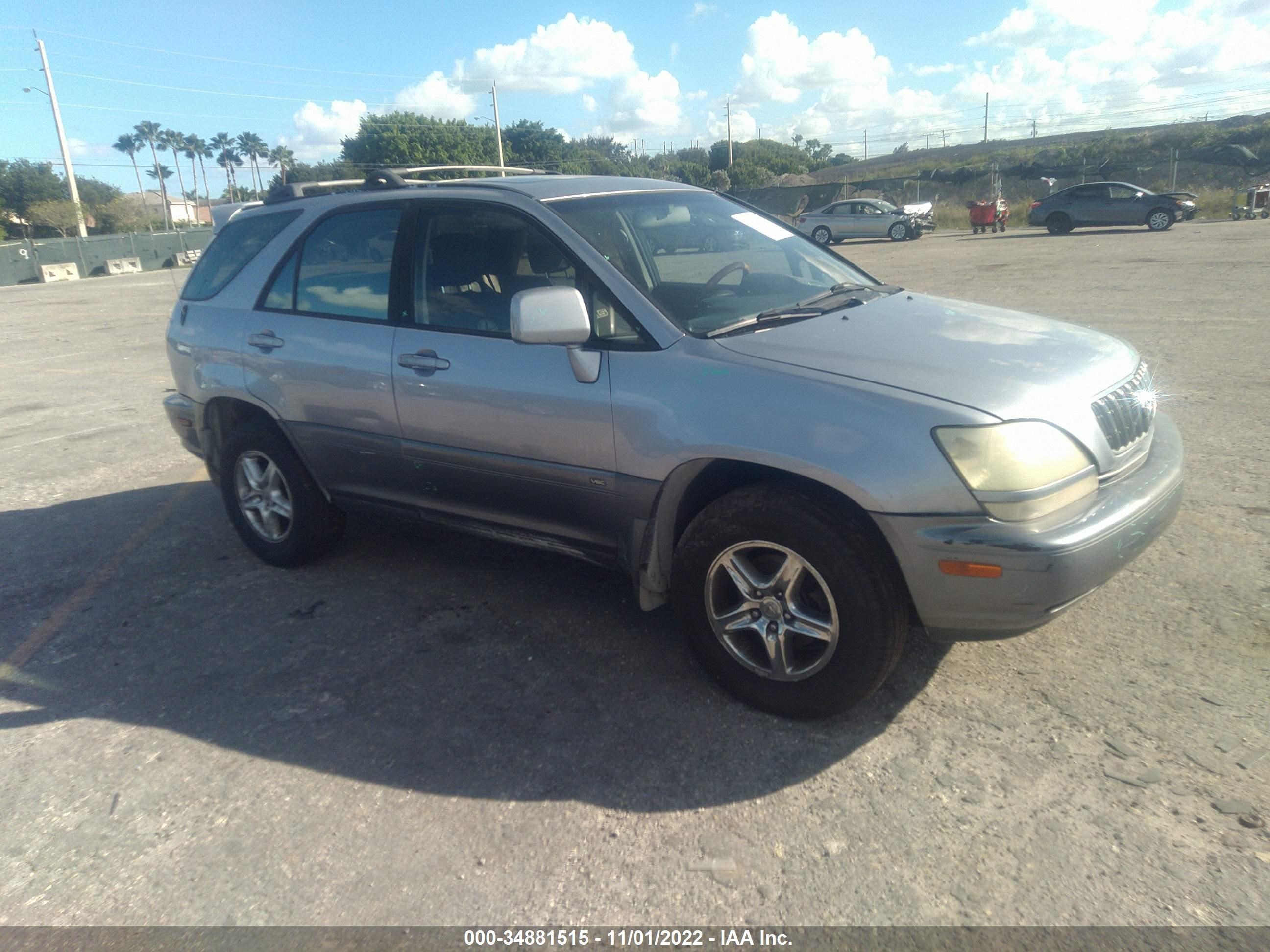 LEXUS RX 2001 jtjhf10u210195253