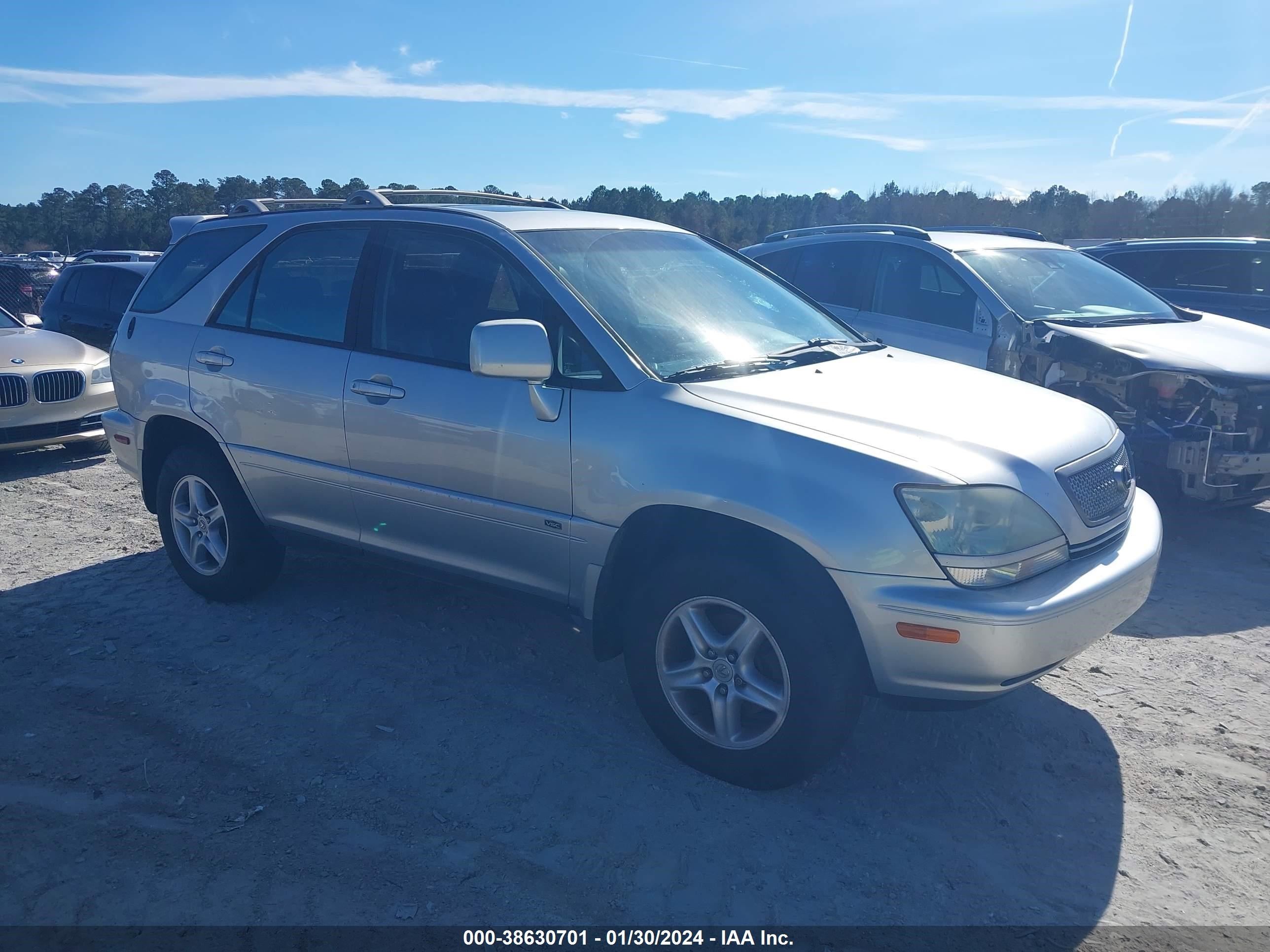 LEXUS RX 2001 jtjhf10u310222508