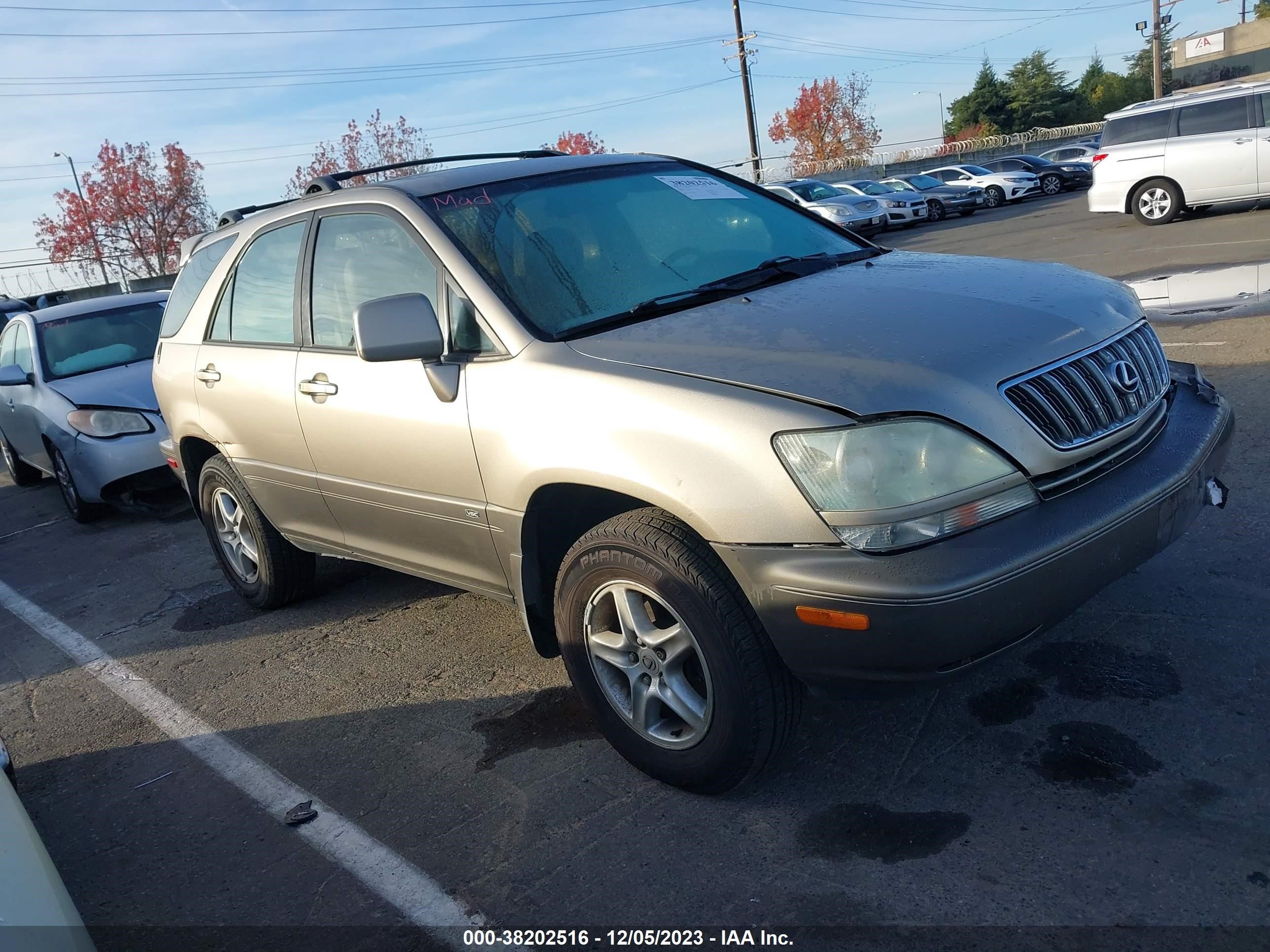 LEXUS RX 2002 jtjhf10u720268019