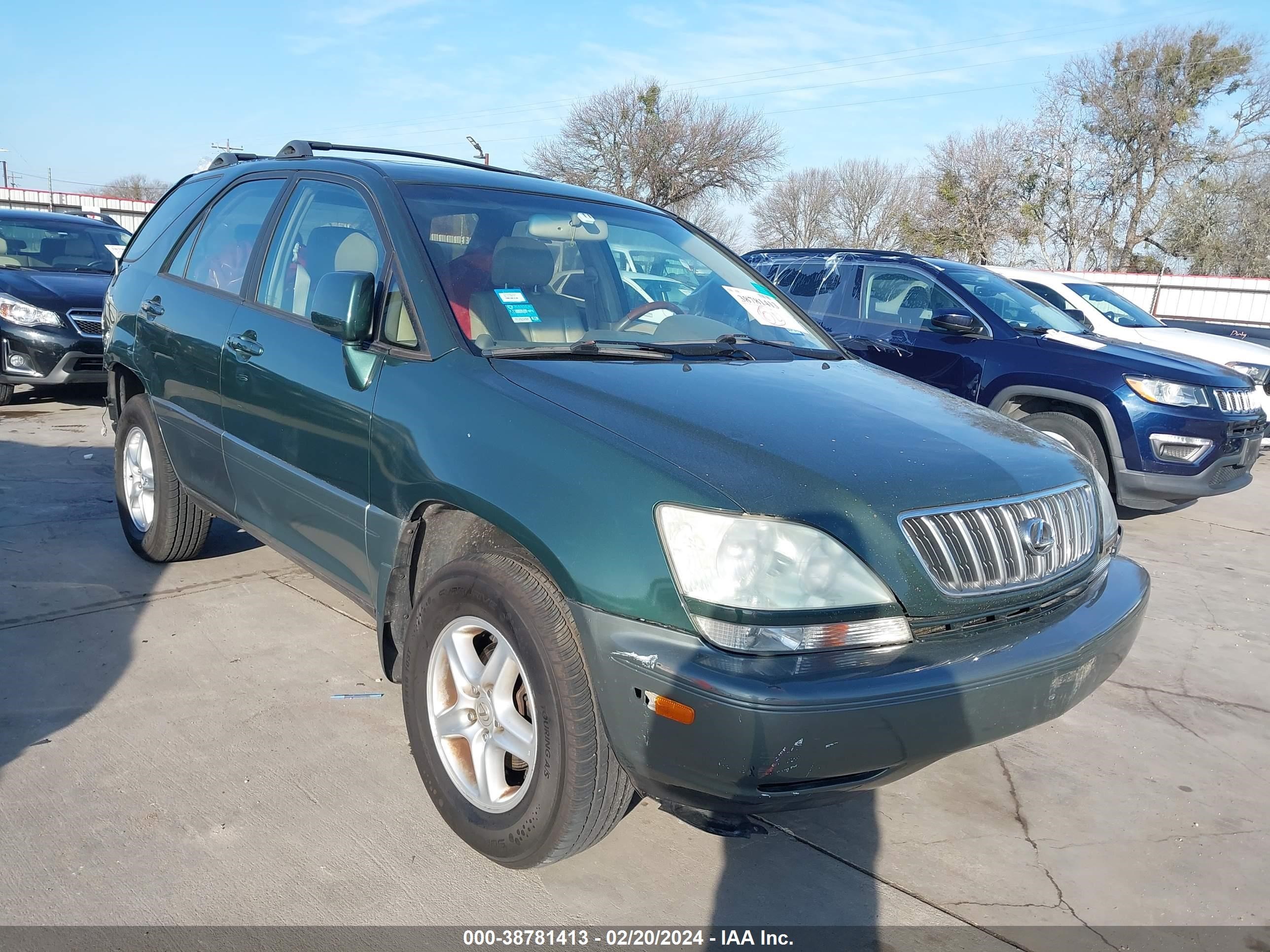 LEXUS RX 2002 jtjhf10u920243347