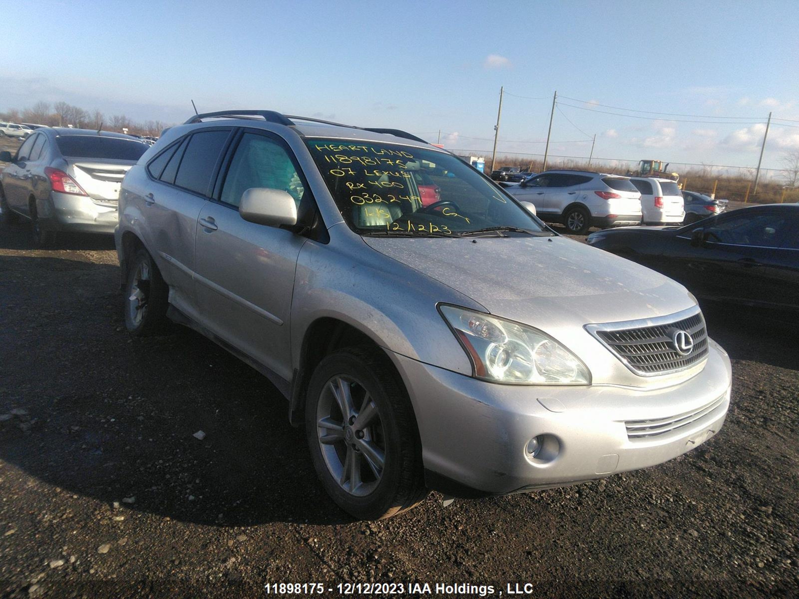 LEXUS RX 2007 jtjhw31u972032249