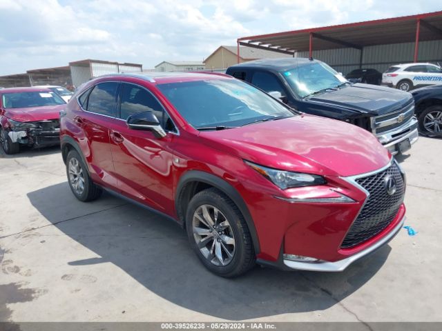 LEXUS NX 2015 jtjyarbz1f2006254