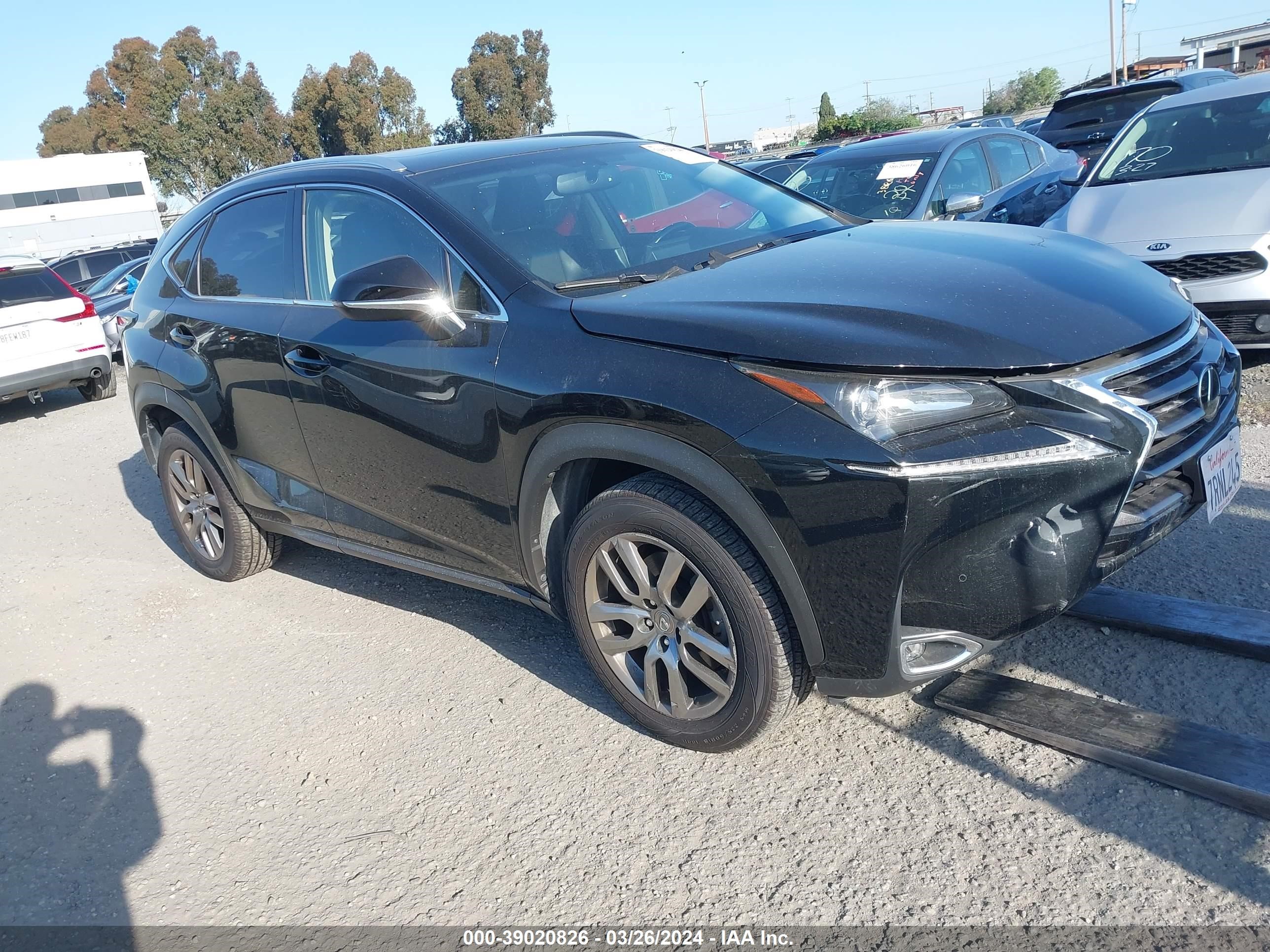 LEXUS NX 2016 jtjyarbz1g2031222