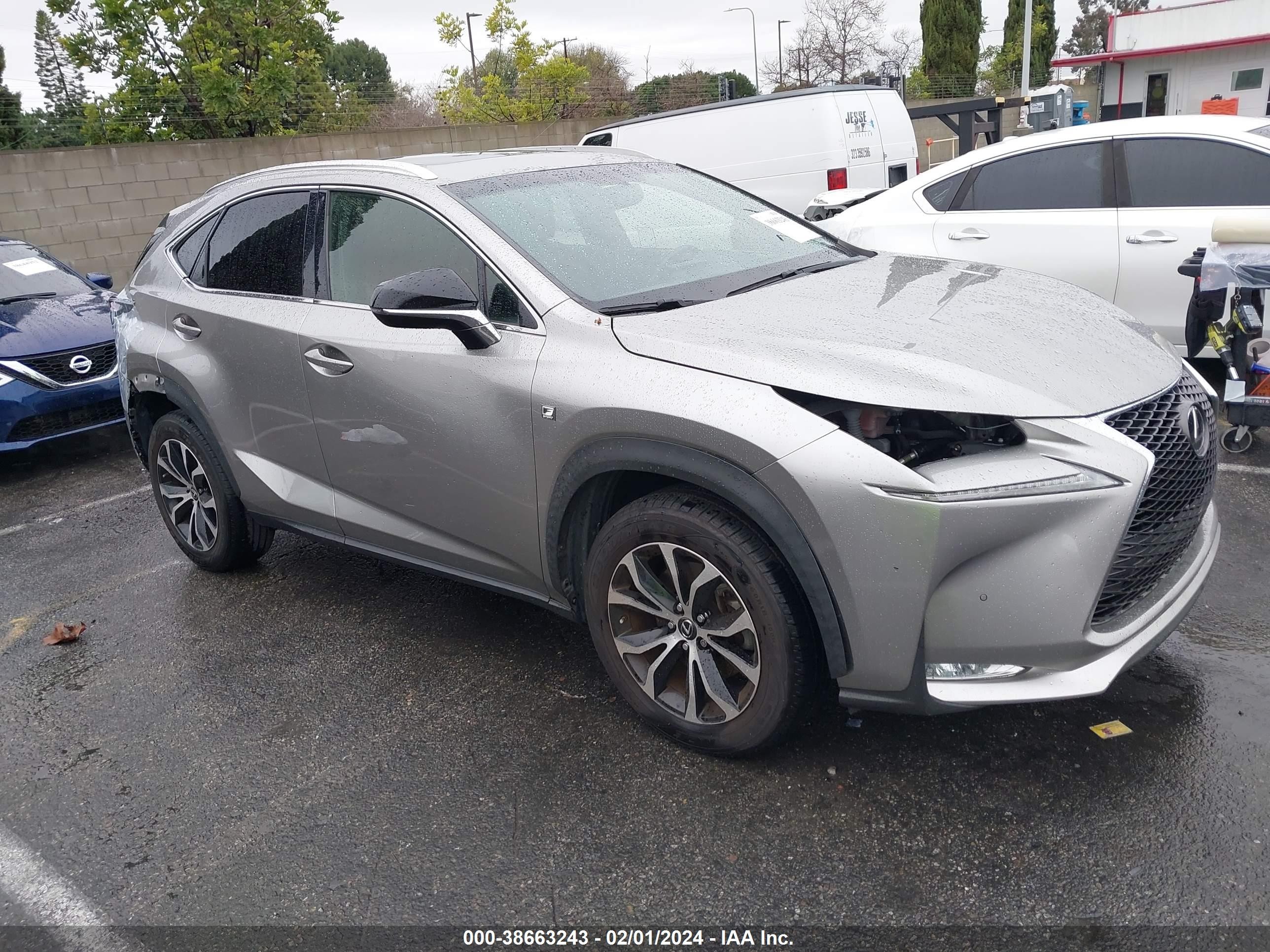 LEXUS NX 2017 jtjyarbz3h2052638