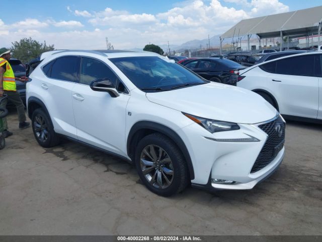 LEXUS NX 2016 jtjyarbzxg2047838