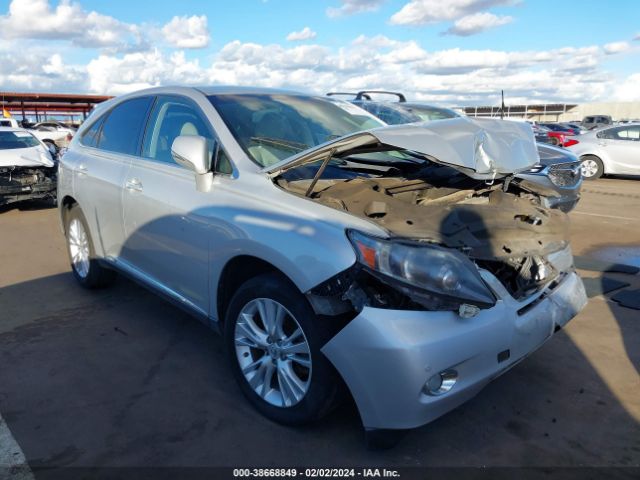 LEXUS RX 450H 2010 jtjzb1ba1a2002694